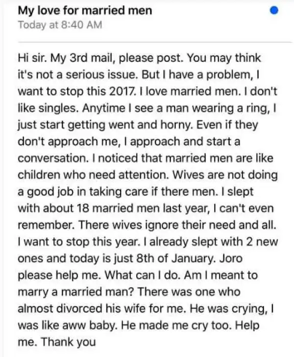 This Embarrassing Thing Happens to My Private Part Whenever I Meet Married Men - Lady Discusses Romance